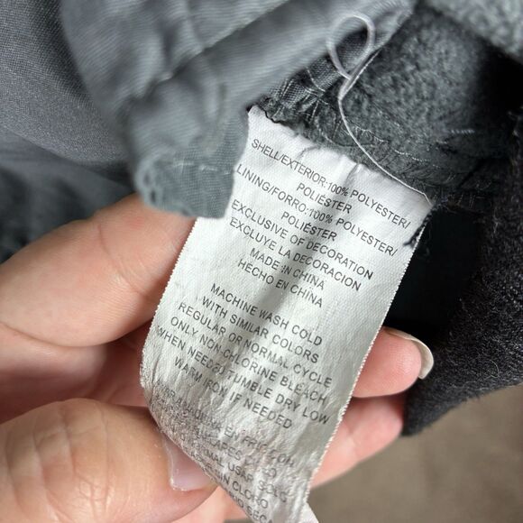 Dickies Mens Work Jacket Black Size 3XL Button Down Fleece Lined Heavy Duty - Picture 6 of 6